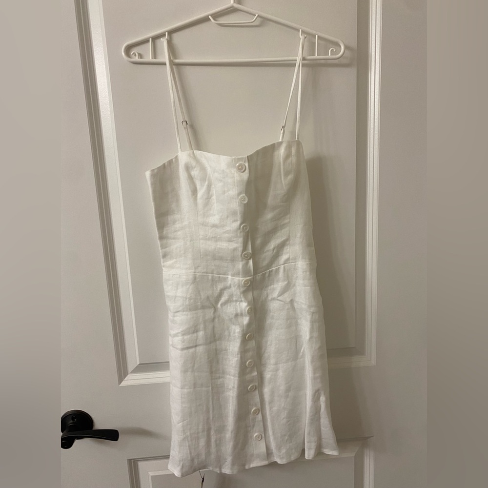 Reformation Huckleberry Linen Dress Size 6